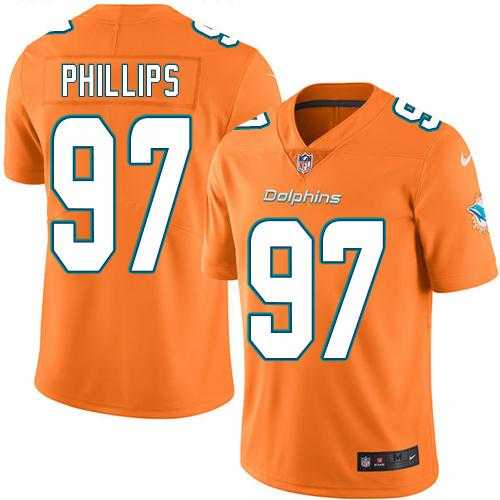 Nike Men & Women & Youth Dolphins 97 Jordan Phillips Orange Color Rush Limited Jersey,We sell and wholesale Nike Men & Women & Youth Dolphins 97 Jordan Phillips Orange Color Rush Limited Jersey on line form chian!
